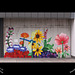 Flowers & dragonfly mural by Imelda Cox - London Bridge Station - 25 2 2023