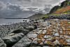 Rocky shore by An Corran, Staffin Bay, Isle of Skye