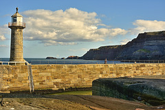 East Pier Lighthouse, Whitby (for Pam) - (HFF everyone)