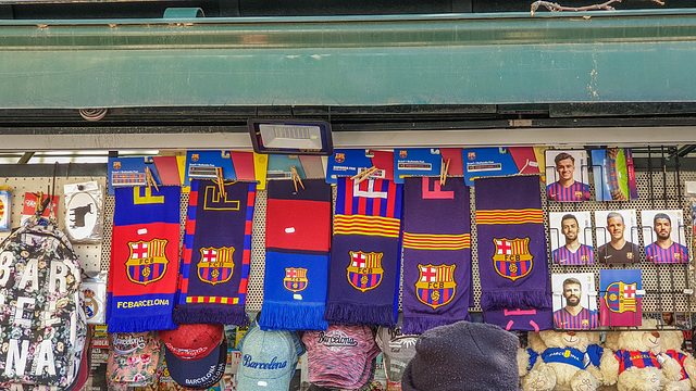 The colours of FC Barcelona
