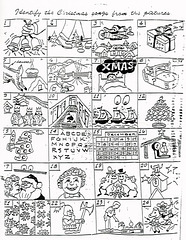 Identify the Christmas Songs from the Pictures