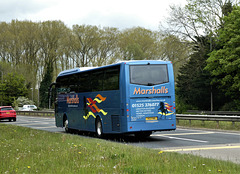 Marshall’s Coaches H12 FWM on the A11 at Barton Mills - 17 May 2021 (P1080325)