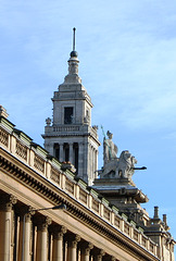 Rooftop Sculpture by AH Hodge c1916, The Guildhall, Kingston upon Hull