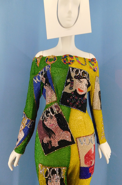Detail of a Jumpsuit by Versace in the Metropolitan Museum of Art, August 2019