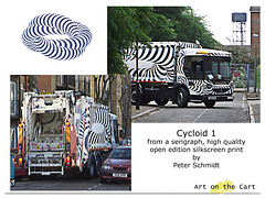 Cycloid 1 by Peter Schmidt - Southwark Council's - Art on the Cart project.