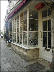 old shop window in Woodstock