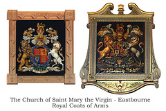 Eastbourne St Mary the Virgin Royal Coats of Arms