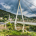 Die Neckarbrücke bei Zwingenberg - HBM /HFF (090°) - PIP