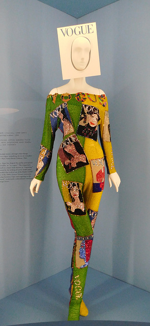 Jumpsuit by Versace in the Metropolitan Museum of Art, August 2019