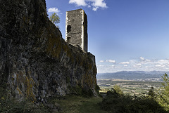 Ruines du château de Mirabel.