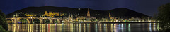 Stadt am Fluss - Heidelberg Panorama with Old Bridge and Castle (180°)