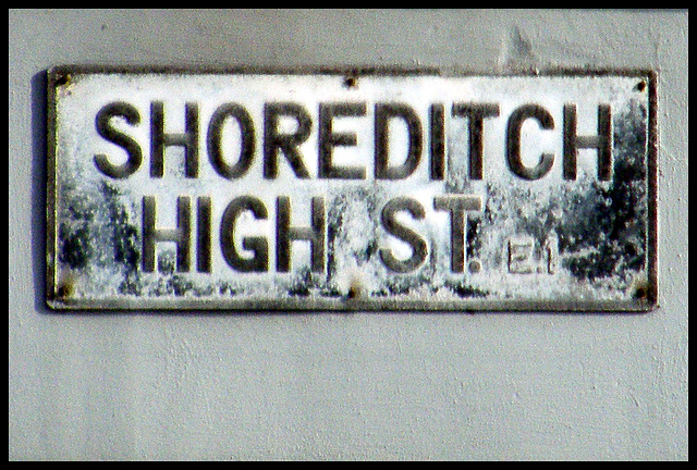 Shoreditch High Street sign