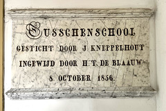 Stone plaque of the Tusschenschool
