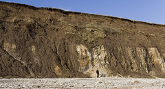 The 'buried' palaeo-cliff at Sewerby, near Bridlington, East Yorkshire.