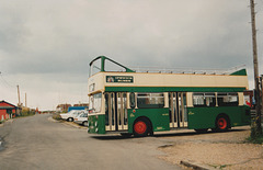 Ipswich Buses 9 (MRT 9P) at Felixstowe Ferry - 12 Jul 1992 (164-32)
