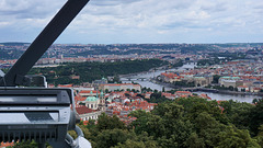 Blick auf Prag vom Aussichtsturm Petrin