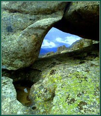 Another view through this rock window