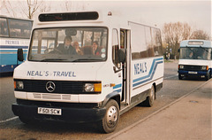 Neal’s Travel F501 SCW in Haverhill – 9 March 1991 (136-34)