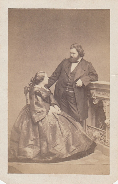 Ludwig Schnorr von Carolsfeld and Malvina Garrigues by Holzer