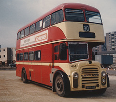 Huddersfield JOC 414 (WVX 414) (in Huddersfield?) – Mar 1974