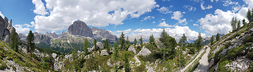 Panorama from Cinque Torri