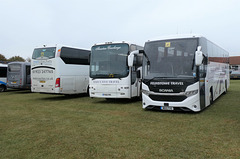 Coaches at Newmarket Races - 12 Oct 2019 (P1040810)