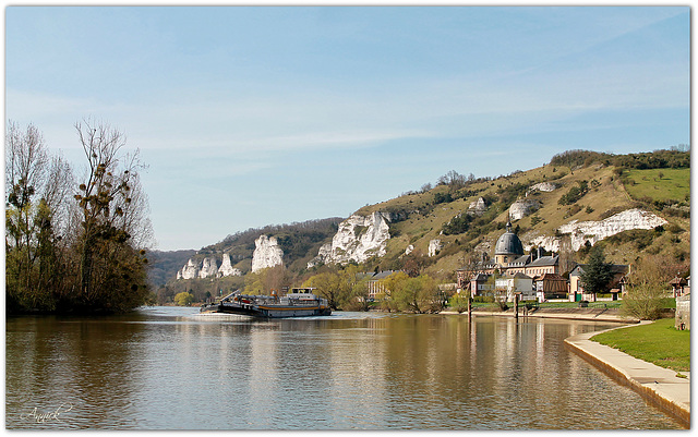 La Seine,  le petit Andelys