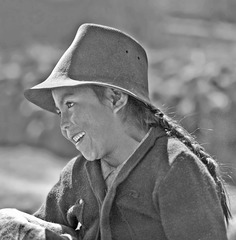 A smile from Chinchero  - Cuzco  1984
