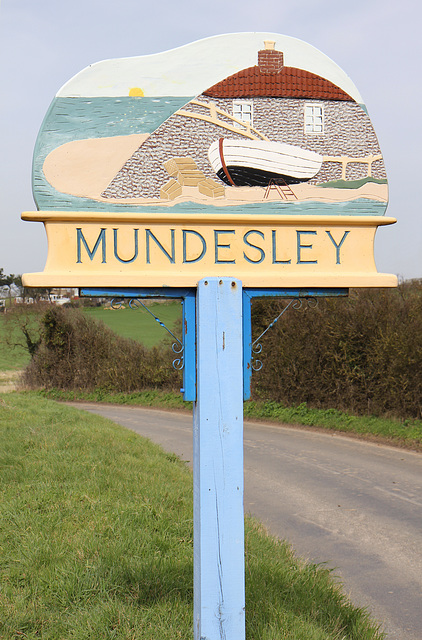 Mundesley Village sign
