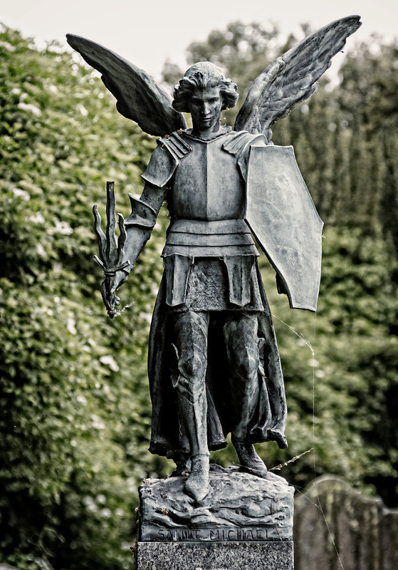 saint michael on a memorial