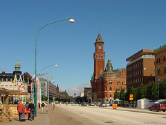 Helsingborg, Blick zum Rathaus