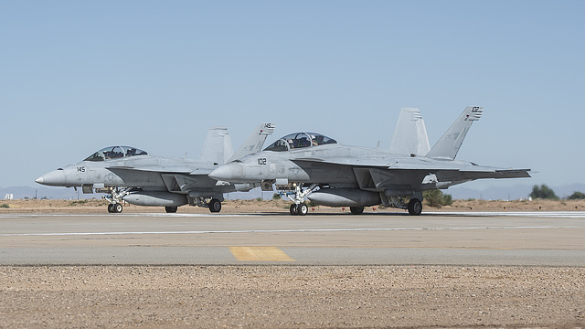 VFA-122 Boeing F/A-18F Super Hornets
