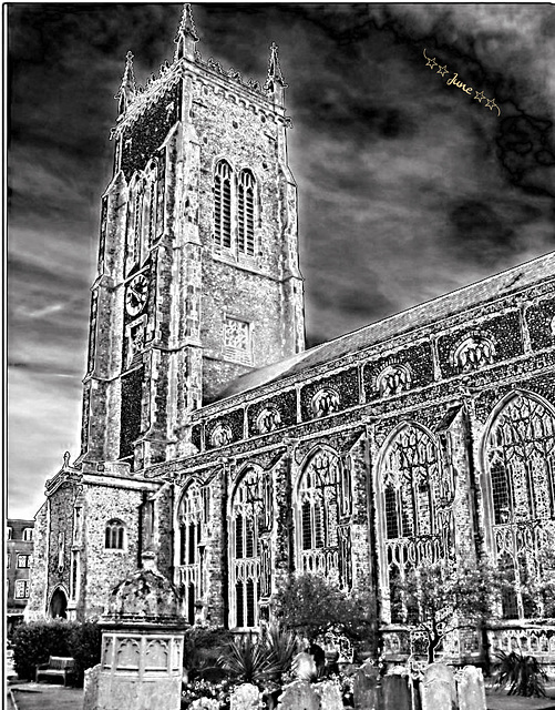 The Church of St Peter and St Paul in Cromer, Norfolk.