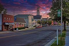 Sunset on Main Street