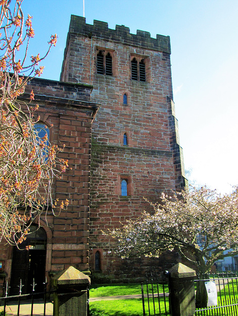 St.Andrew's Penrith,Cumbria - 12th Century tower.