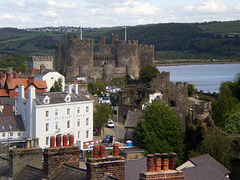 View from the walls of Conwy.