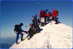 Sommet du Mont Blanc - Mont Blanc summit