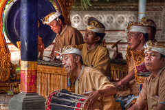 Gamelan Ensemble at the Barong Dance of Bali