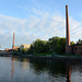 Finland, Old Industrial Area on the Bank of Tammerkoski Channel in Tampere