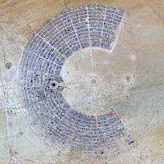 Burning Man Aerial 2014