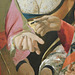 Detail of The Fortune Teller by de La Tour in the Metropolitan Museum of Art, February 2019