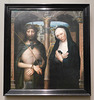 Christ Crowned with Thorns and Mourning Virgin by Adriaen Isenbrant in the Metropolitan Museum of Art, January 2020