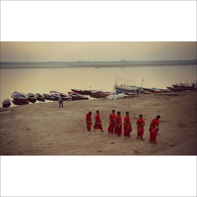 Dawn in Varanasi.