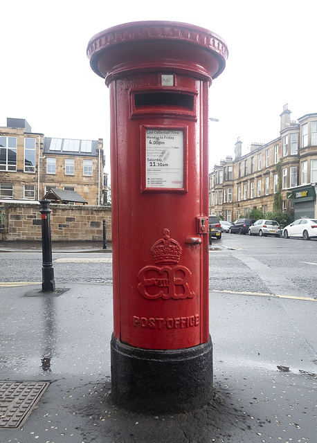Edward VIII Pillar Box, Glasgow - G41 187