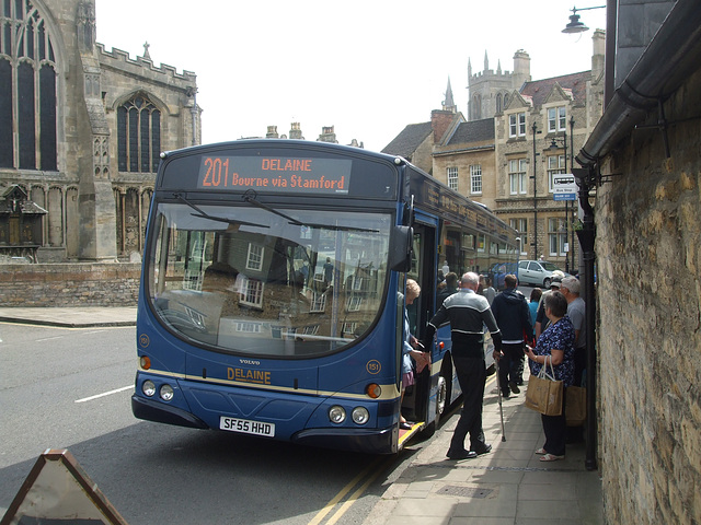 DSCF3271 Delaine Buses SF55 HHD in Stamford - 6 May 2016