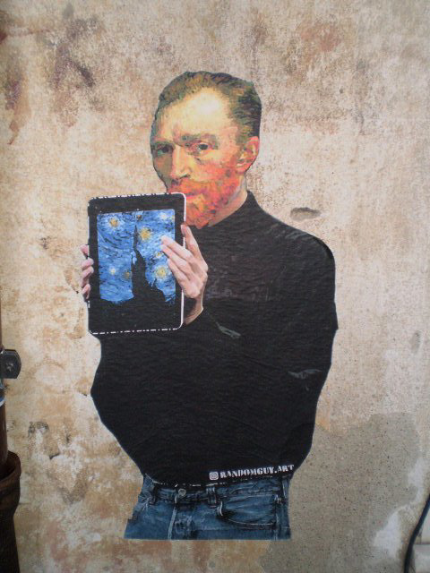Van Gogh and his iPad.