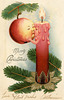 Christmas Candle Kissing Apple