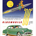 Oldsmobile Automobile Ad, 1950