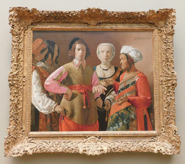 The Fortune Teller by de La Tour in the Metropolitan Museum of Art, February 2019