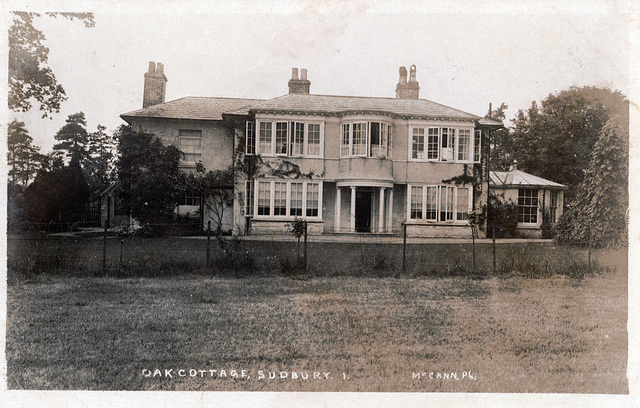 Oak Cottage, Sudbury, Derbyshire c1912